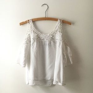 Summery White Top